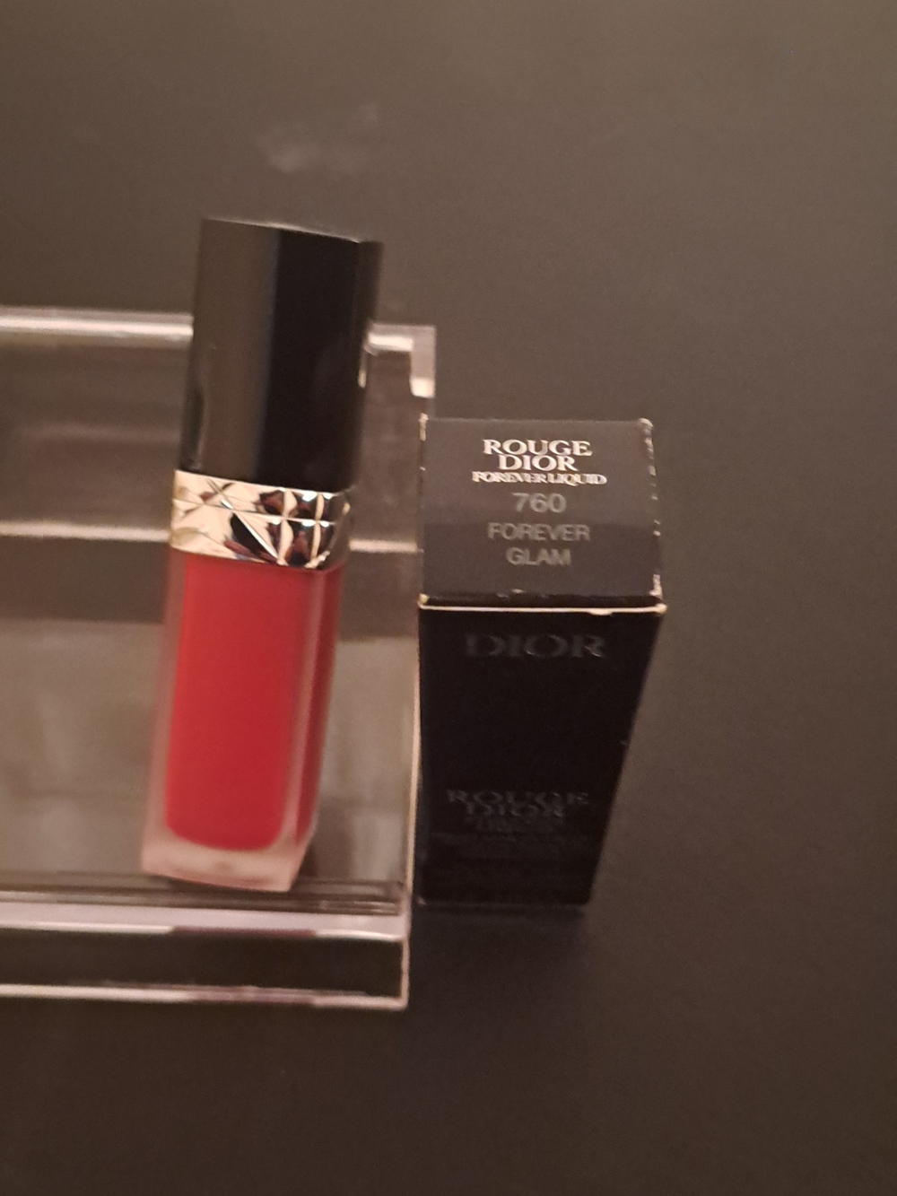 Dior Liquid Lipstick – Vibrant Red Shade 760 Forever Glam NIB